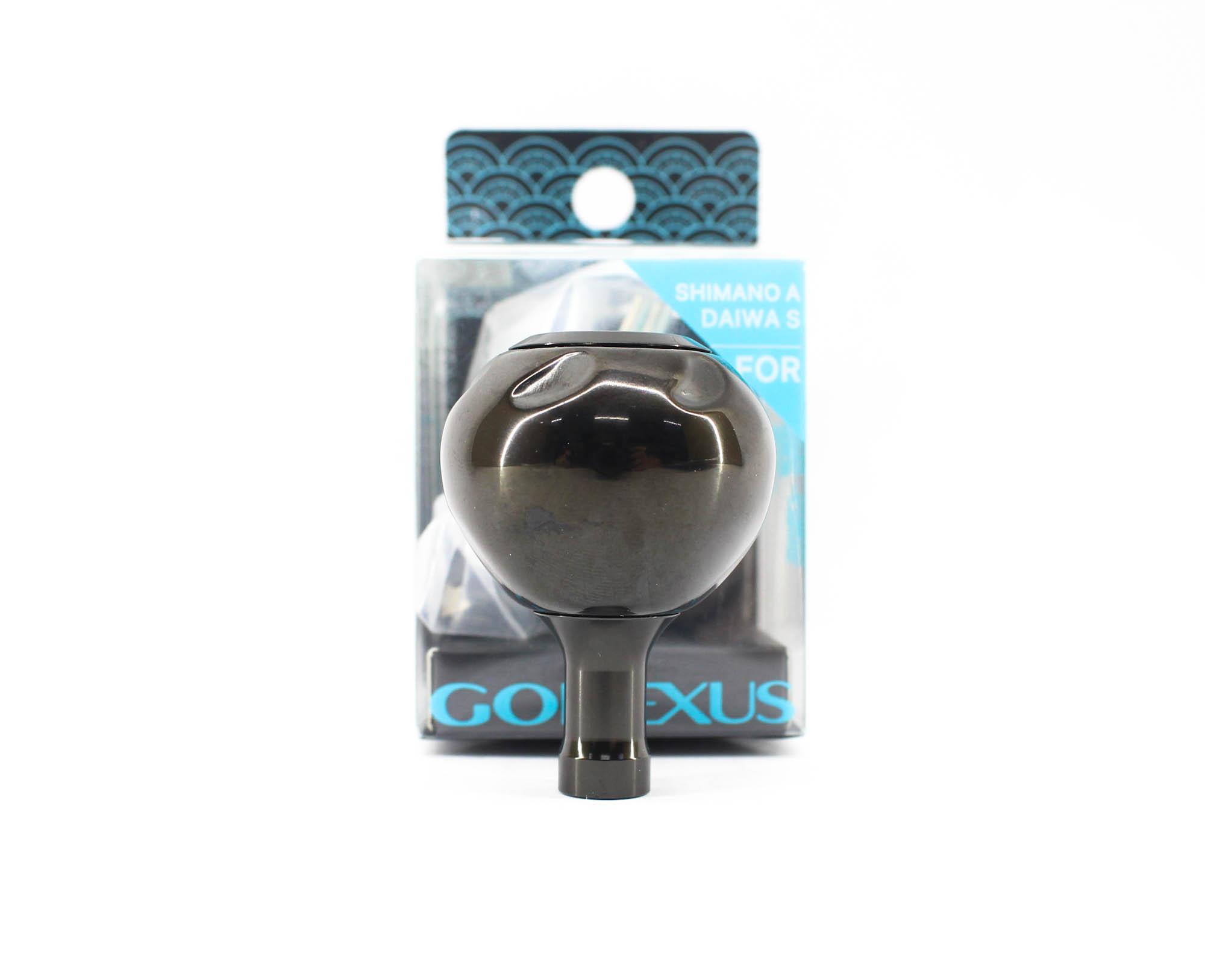 Bouton Titane Flamme Noir 38mm pour Shimano A et Daiwa S