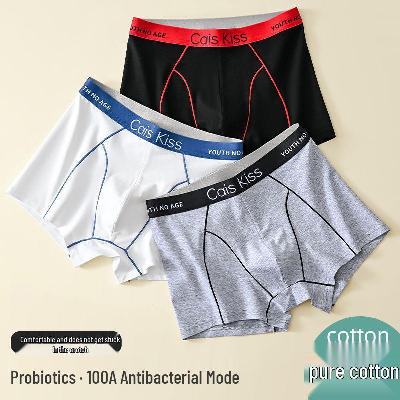 Anti-Bacterial Cotton Boxer Briefs for Boys and Men