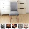 1PC Jacquard Dining Chair Covers Stretch Kitchen Chair Slipcover Office Banquet Hotel Housse De Chaise Elastic Chair Seat Covers