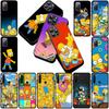 Sfondo S-Simpsons Bart Cover per Telefono Custodia Morbida per Samsung Galaxy S22 S21 S20 FE Ultra Plus A07 A17 A15 A16 A25 A57 A37 Cover