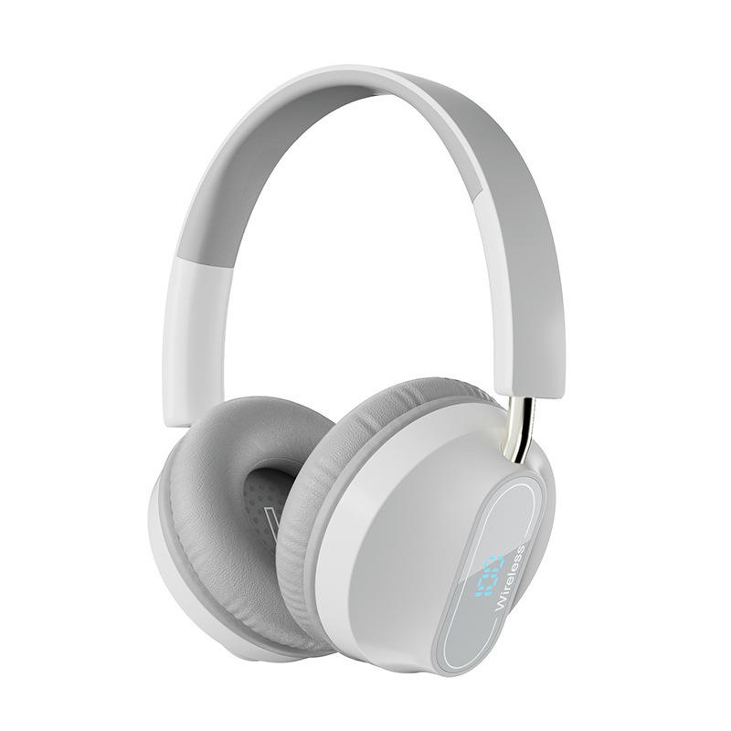 

M1 Over-Ear Bluetooth Stereo Headphones with Battery Display & External Speaker