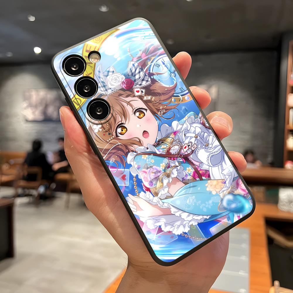 Love Live Anime Phone Case For Samsung A56 A36 A26 A16 A15 A25 A35 A55 A14 A34 A24 A54 Black Soft Shell