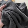 British-Style Knit Vest Shirt: Soft, Textured, Casual Two-in-One Sweater for Men - Perfect for Autumn and Winter.