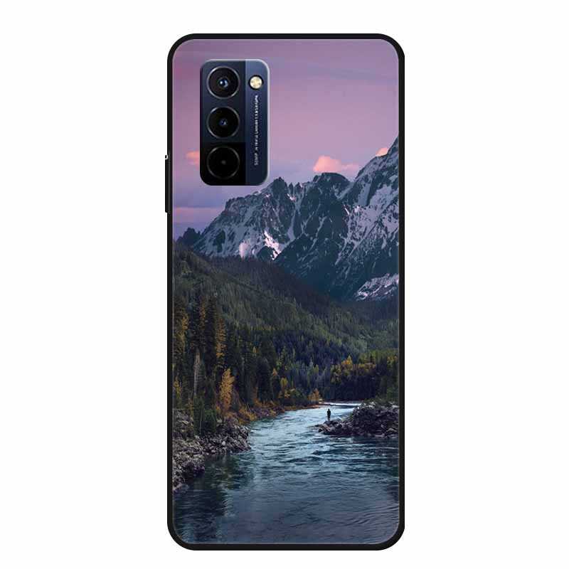 Soft Tower Cover for Wiko 10 Case Lion Silicone TPU Back Covers for Wiko10 Case Watermelon Painted Lake Protection Shell