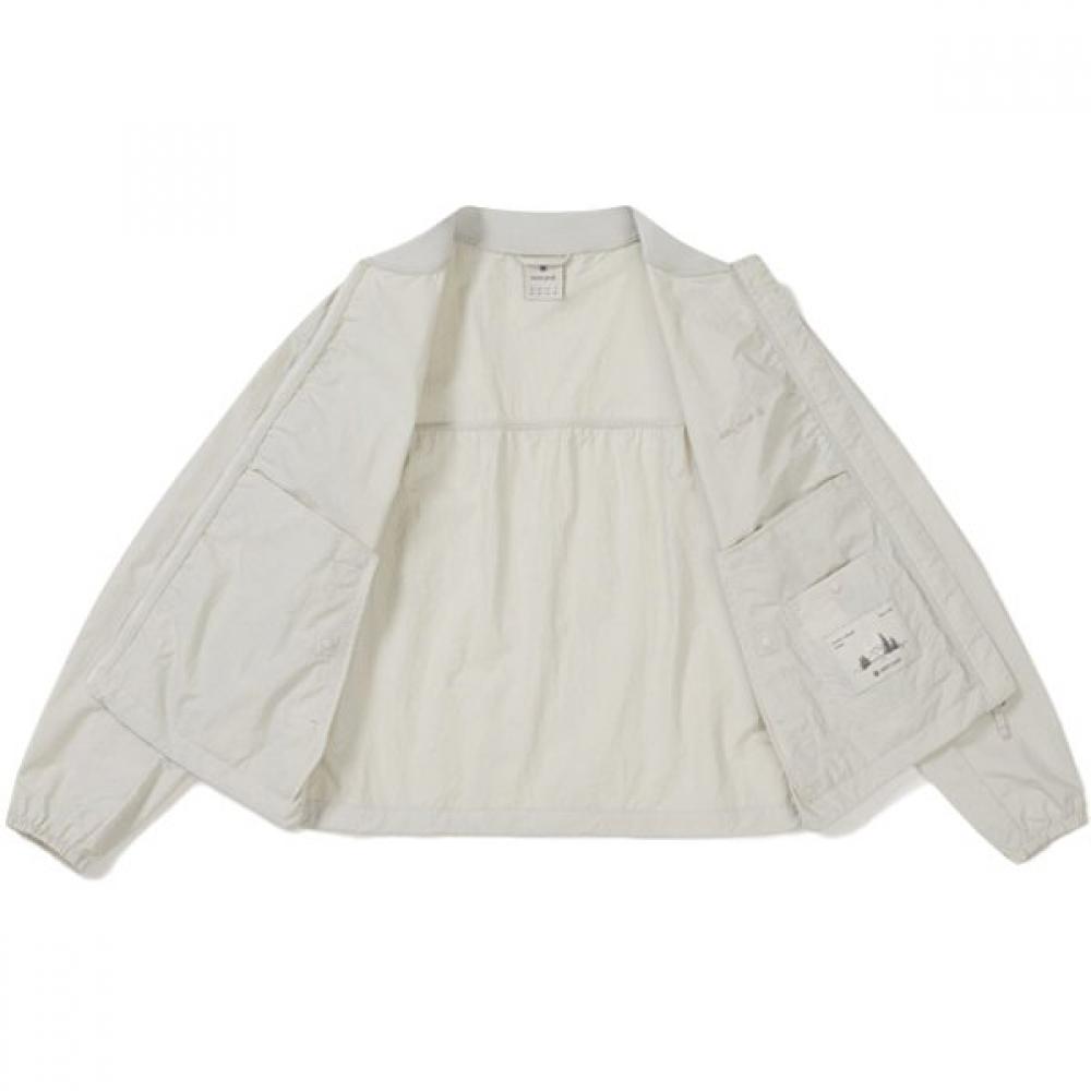 Snow Peak Light TaSLan Women S Bomber Jacket Women S Jacket Light Beige L Size gS S26mwLwb55