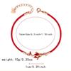 Fashion Rope Bracelet Lucky Red String Koi Fish Bracelet For Women Men Lovers Wristband Bead New Year Bring Good Luck Jewelry