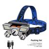 Headlamp with Strong Long-range Shooting, USB Charging, Head-mounted Miner's Lamp, Outdoor Camping Lamp, Waterproof Headlamp