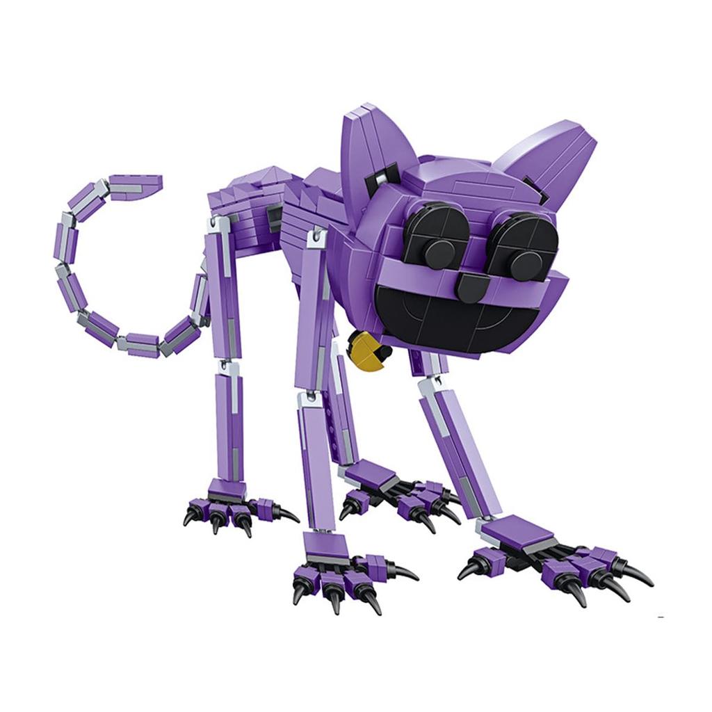 Smiling Critters Blocks, Game Monsters, Poppy Playtime Toys, 354 Pieces (Purple (CatNap))