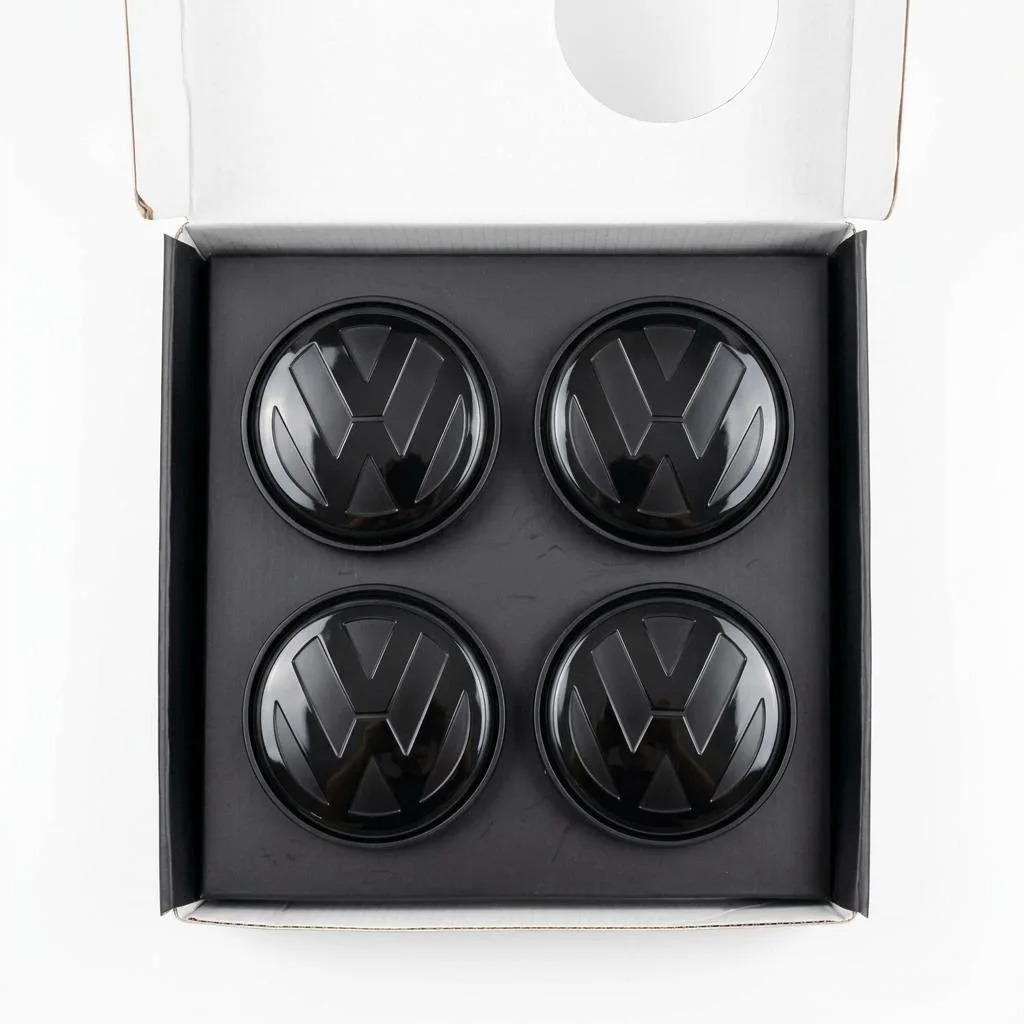 2026 New 4pcs Set VW Floating Car Wheel Center Caps 56mm/65mm Hubcap Covers for VW Jetta MK5 Golf Passat CC Styling 3B7601171 1J0601171