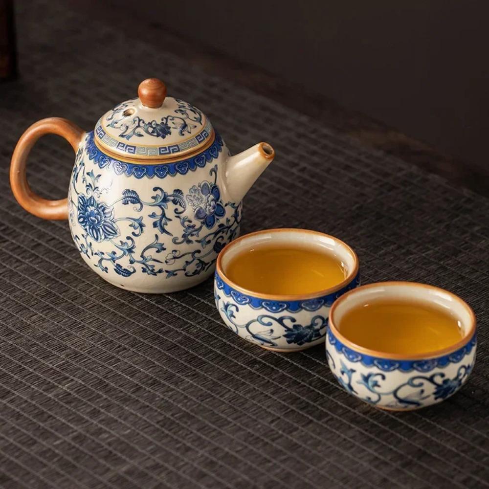 Chinese Teapot Set Celadon Xishi Pot Ceramic Tea Infuser Kung Fu Tea Set Luxury Tea Cups Set Tea Table Accessories