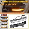 LED Dynamic Turn Signal Light Side Mirror Sequential Indicator For VW Jetta Golf Voyage FOX Saveiro Gol G5 G6 G7 G8 UP Spacefox