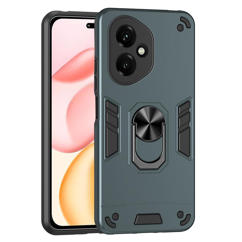 For Honor 400 5G (Global) Case PC + TPU Drop Defend Phone Cover with Ring Kickstand