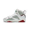 Air Jordan 7 Retro BG 'Hare' (Unisex) White / True Red-Light Silver-Tourmaline Kids' Basketball Shoes 304774 125