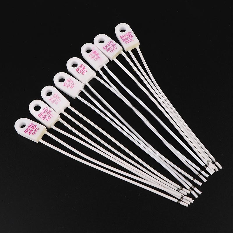 Rh 95C 115C 125C 130C 135C 150C 180C 230C Degree Rh Cutoff Temperature Fuse 15A 250V Fan Motor Thermal Fuse