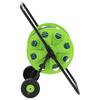 Hose Reel with 0.75  (19 mm) Hose Connection Set 30 m PVC Green Hose
