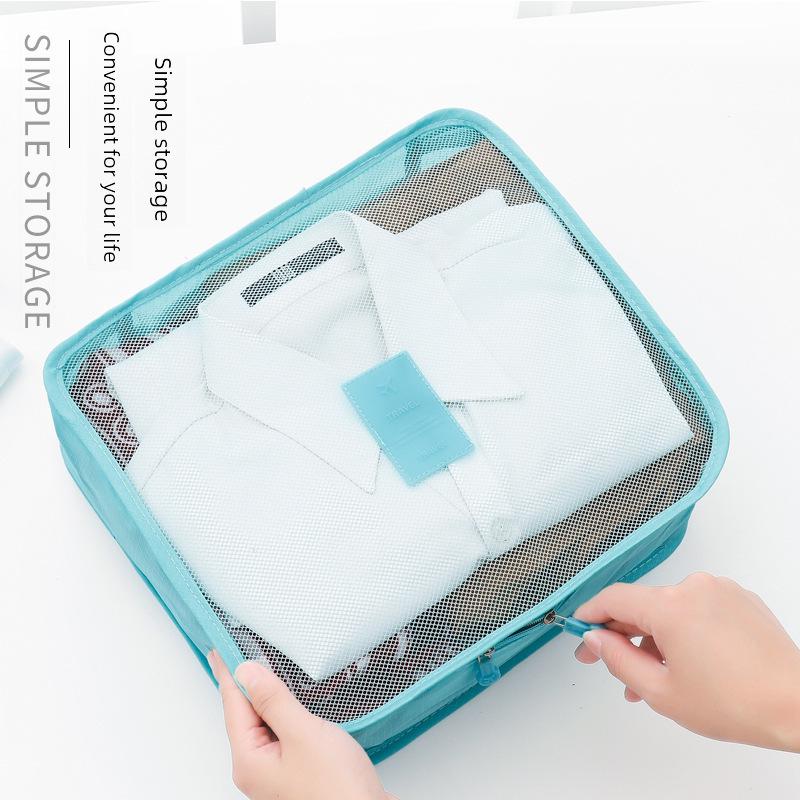 Koreanisches Reiseset: 6- und 7-teilige Aufbewahrungstaschen für Kleidung und Accessoires