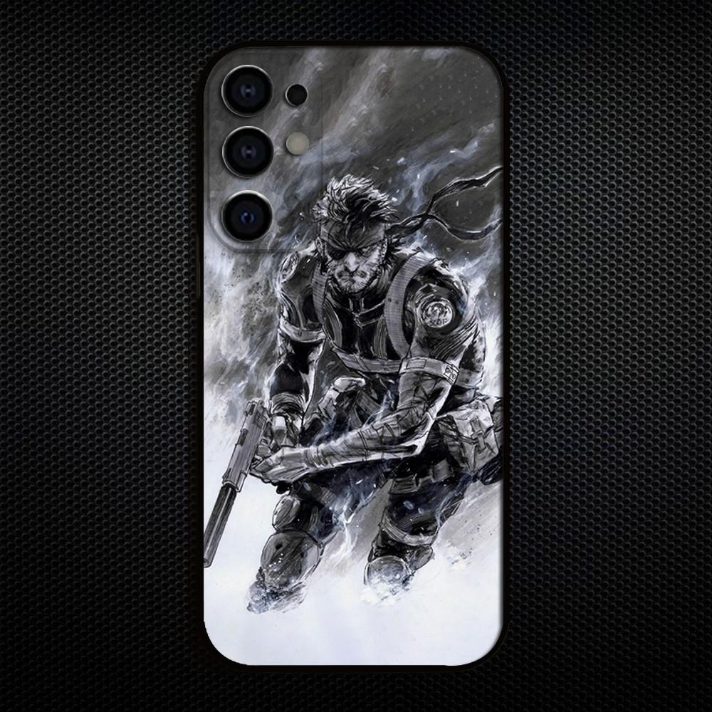 Metal Gear Solid Phone Case For Samsung S25/S24/S23/S22/S21/S20/Plus,Fe,Lite/Others Black Cover