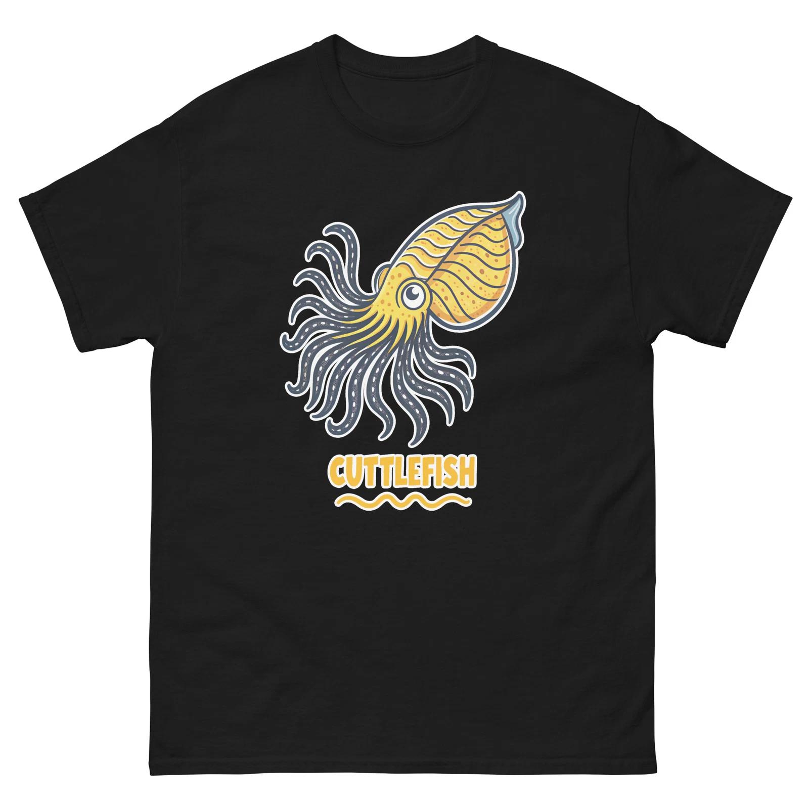 Cuttlefish Ocean Beach Water Marine T-Shirt XL