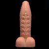 Silica Gel Realistic Dildos for Women Skin Sliding Foreskin Testicles Dildo Anal Vaginal Stimulation Strap On Big Penis Sex Toys For