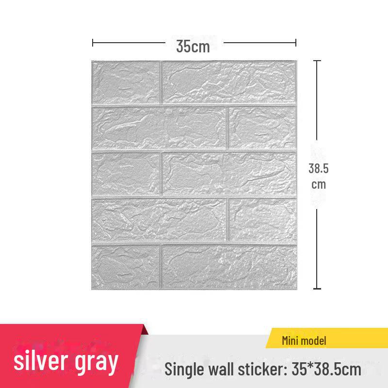 3D Waterproof Foam Wall Stickers for Ceiling and Background Decoration