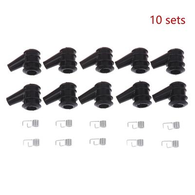 5/10Sets Chain Saw Saws Logging Saws 2-Stroke Ignition Coil Cap With Springs For 52CC 58CC 59CC