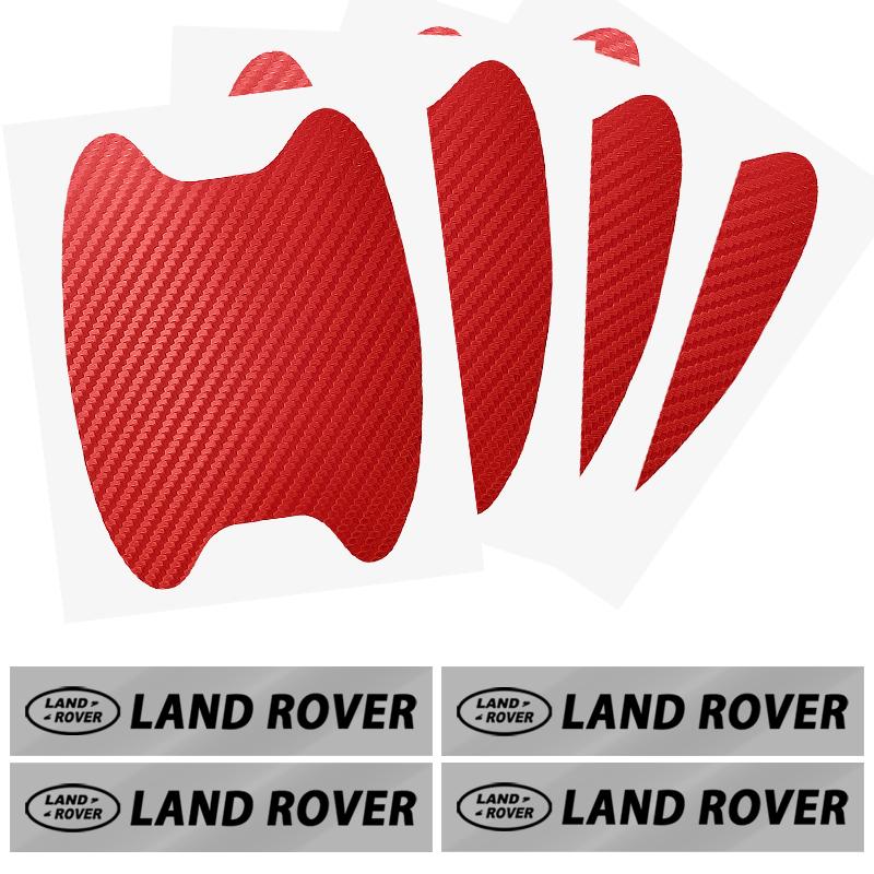 8pcs Car Door Sticker Carbon Fiber Scratches Auto Handle Protection Film for Land Rover Range Rover Defender Freelander Discovery 1 2  Rover L322 L405