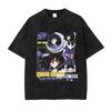 Anime Ssailor Moon Tshirts Vintage Washed Michiru T Shirt Tsukino Rei Makoto Marina Usagi Tops Tees Unisex