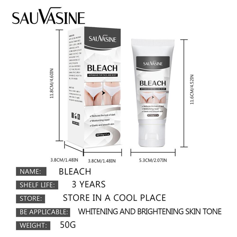 50g Bělící krém Snow pro intimní partie, podpaží, péče o bělení, vnitřní krém na stehna, pokožka kolen, na hýždě O9K9