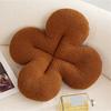 Throw Pillow Soft-touching Comfortable PP Cotton Stuffed Four Leaf Clover Shape Seat Cushion Home Decor