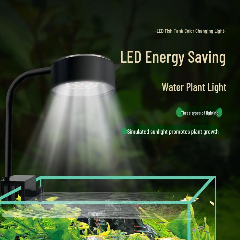 LED Aquarium Clip Light for Small Tanks and Aquatic Plants - Ideal for Betta Fish and Preventing Algae Blooms