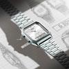 Casio Men's Stainless Steel Water Resistant Digital Alarm Quartz Watch AQ-230A-7AMQY