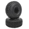 2pcs RC Remote Car 1.9in Rubber Tyres Wheel Tires for TRX4 D90 1 10 RC Crawler