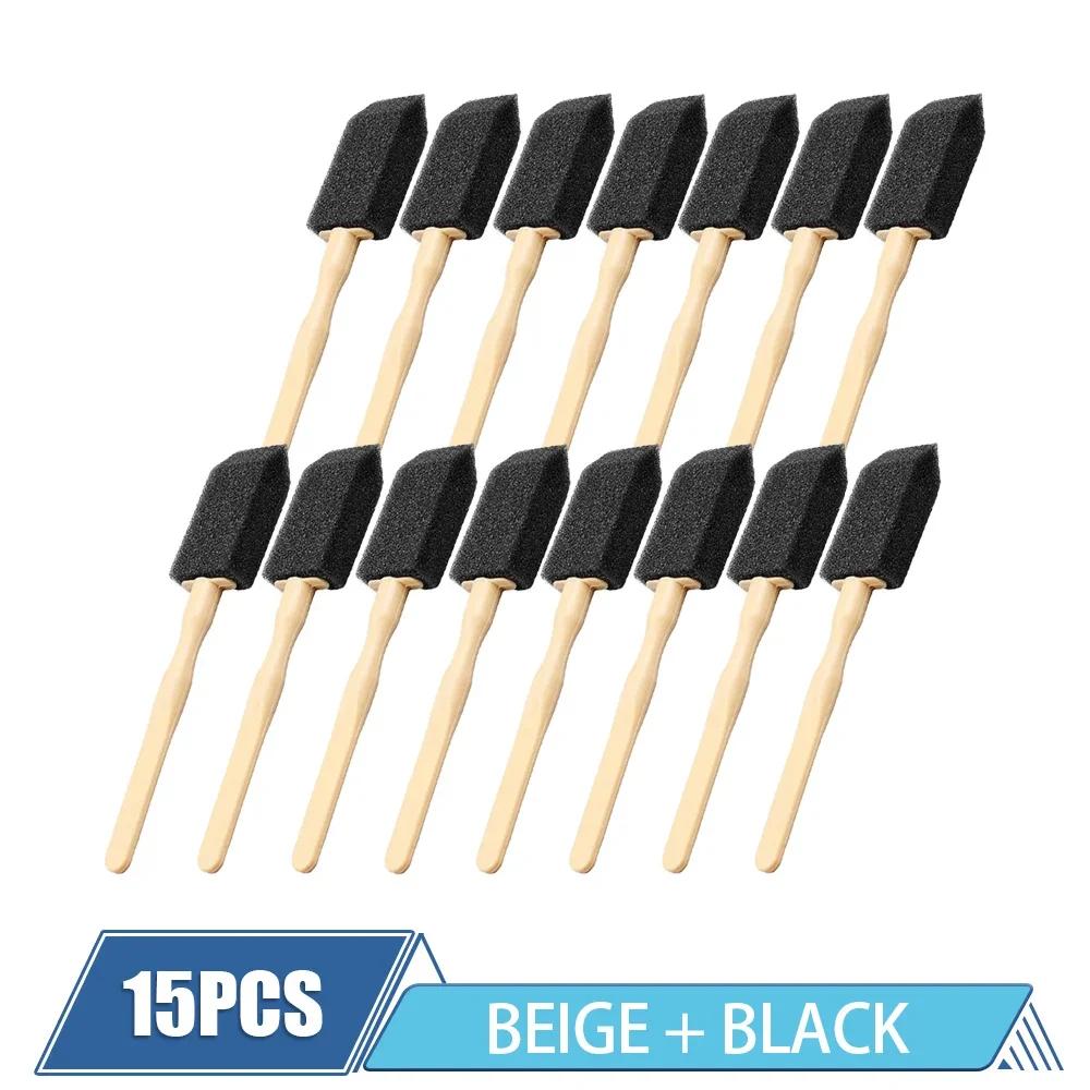 15PCS Car Air Conditioner Sponge Brush Car Detailing Brush Car Grille Cleaner Crevice Dust Removal Brush Auto Clean Tool