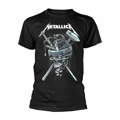 Metallica חולצת טריקו עם לוגו להיסטוריה למבוגרים לשני המינים