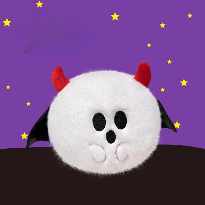 20 cm Hochwertige kreative Halloween-Kombination Kürbis-Plüschpuppe Geist Fledermaus Spinne Gruseliges Plüschspielzeug Weihnachtsdekoration