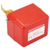 1 2 Water  Paddle Flow Switch Thread Connection SPDT Contacts Red(Partial Stainless Steel Type)