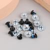 10Pairs Skate Shoes Screws Inline Roller Skate Replacement Repair Mounting Screws Nut Bolt Part Roller Skate Shoes Fittings