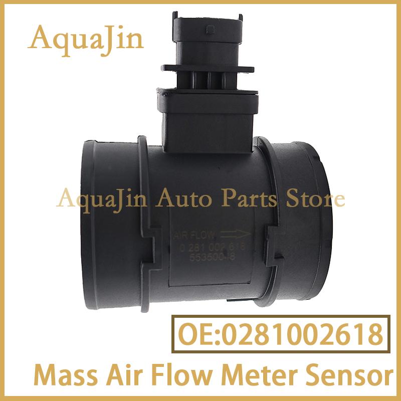 0281002618 Mass Air Flow Meter Sensor MAF For Saab 9-3 9-5 Suzuki Lancia Alfa Romeo Chevrolet Fiat Vauxhall Opel Astra 55350048