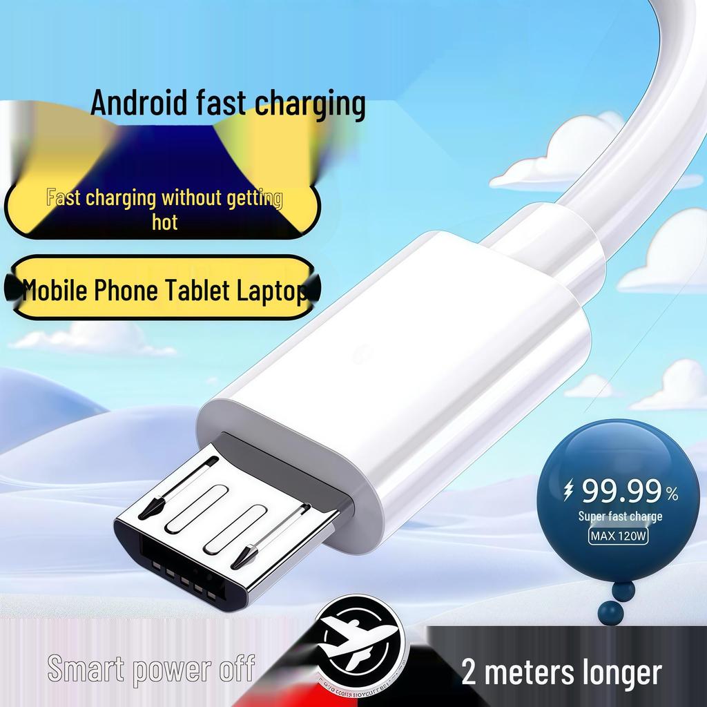 120W USB-C Super Fast Charging Cable for Apple, Huawei, Honor, Xiaomi
