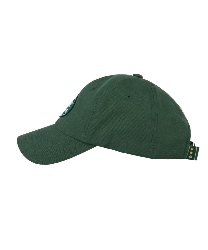 Seleodeilejeokeulleob Signature Ball Cap - British Racing Green & Green Stripe Patch
