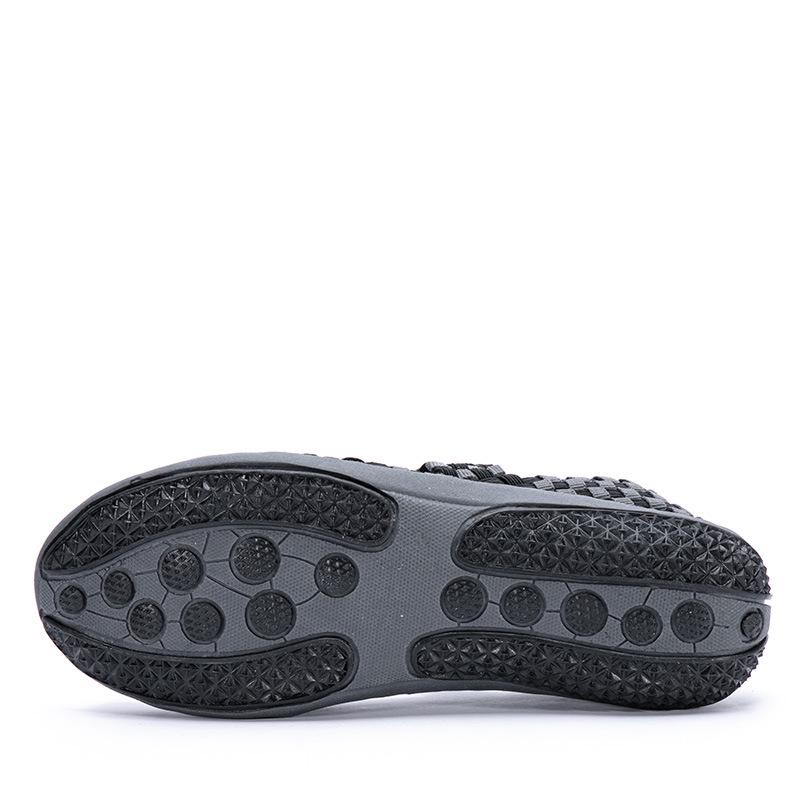 Korean Style Elastic Woven Women's Casual Sneakers