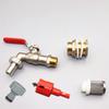 1/2 Inch Plastic Bucket Adapter Filter Fauce Bucket Base Connector Brass Faucets Garden Rain