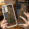 Phone Case: 2D Flat Samsung Galaxy A34 A35 M05 M06 S20 S22 S21 FE Plus 5G Stepped Protective Case, New Year Theme, Christmas and Halloween Gifts
