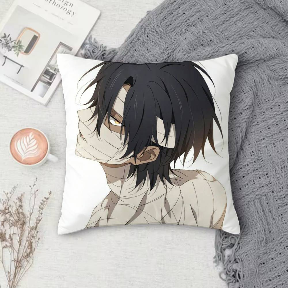 AAngels of Death Doublesided Printed Square Decorative Cushion Cover for Sofa Living Room Home Decor