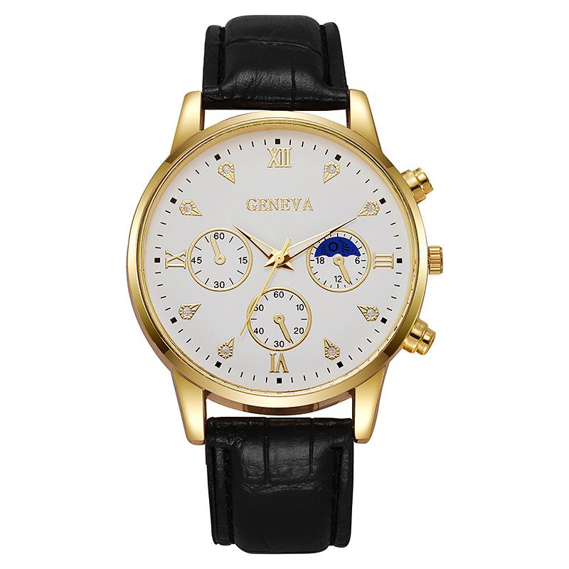 1PC Men's Business Watch Casual Belt Quartz Sports Watch Men's Watch Men's Watch