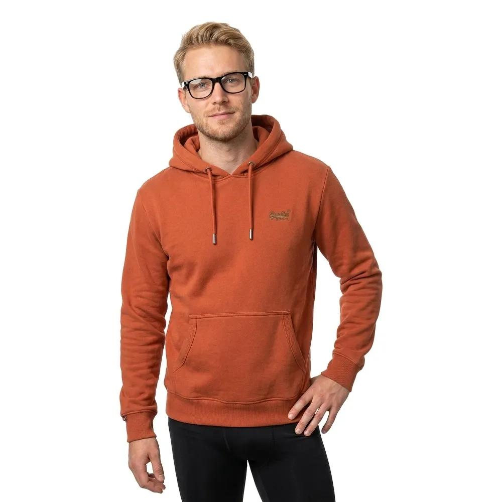 Superdry Orange Hoodie Essential Logo Hb - Bild 2