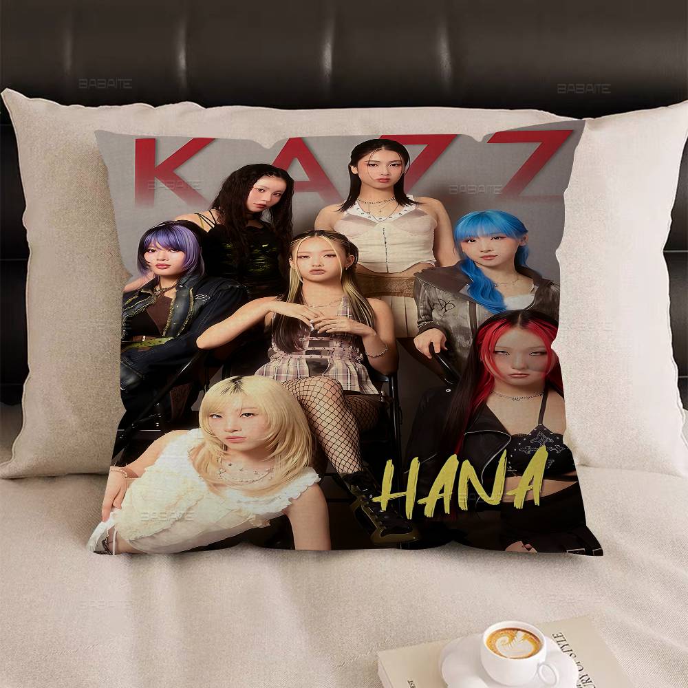 H-Hana Kpop Style Maple Design Cushion Cover Happy Autumn Harvest Decor Holiday Decorati Pillow Cover