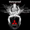 3D Metal Men Key Rings Car Emblem Keychain Car Accessories For Mitsubishi ASX Lancer L200 Pajero Sport Attrage Mirage Eclipse