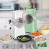 Multifunctional Hand Crank Rotary Vegetable Slicers Grater with Multiple Blade and Handle For Cheese Fruits Shredding
