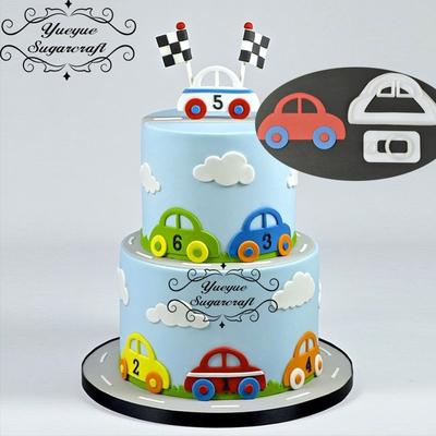 2pc / Set Car Plastic Fondant Cutter Cake Mold Fondant Mold Fondant Cake Decorating Tools Sugarcraft